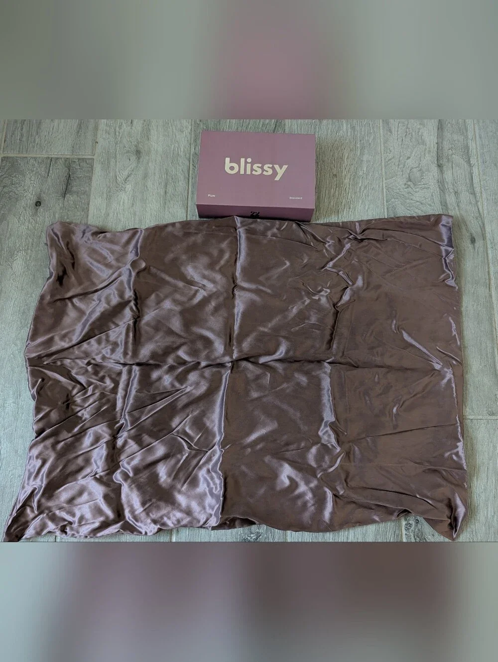Blissy Silk Pillowcase Set - Tie-Dye & Plum